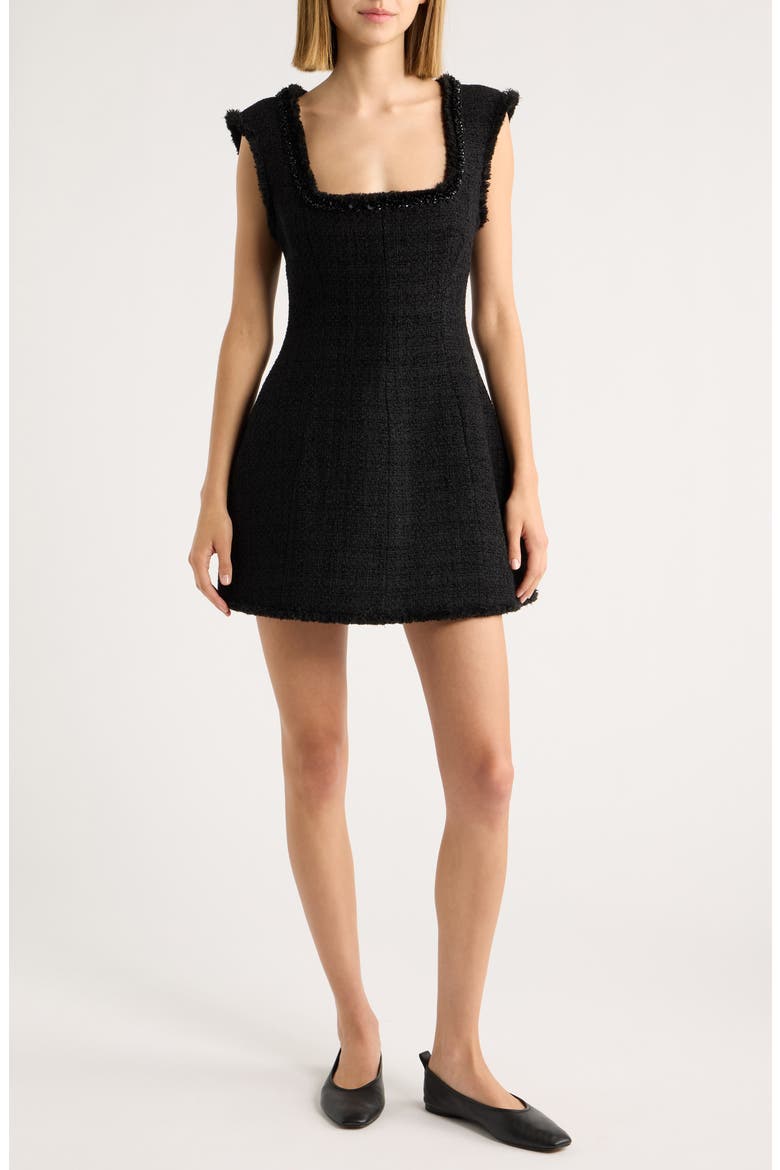 Latasha Minidress, Main, color, BLACK