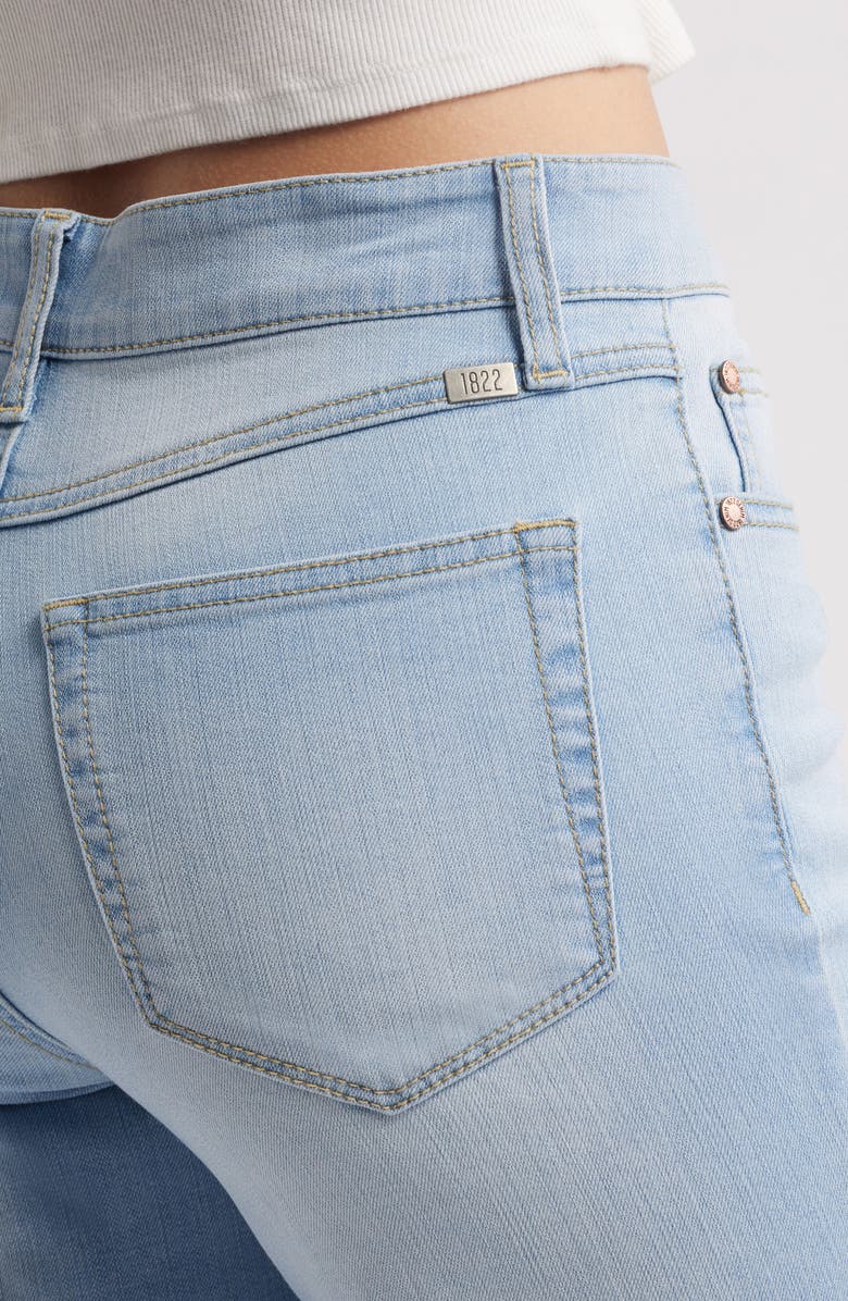 1822 Denim Cuffed Mid Rise Ankle Straight Leg Jeans, Alternate, color,