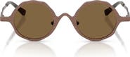 Emporio Armani 41mm Round Sunglasses