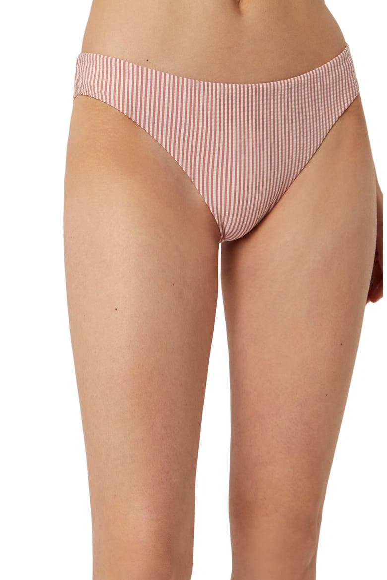 Lily Bikini Bottom, Alternate, color, ROSETTE/WHITE