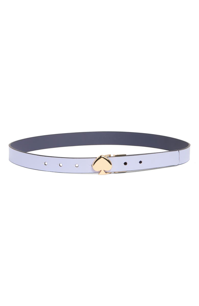 Kate Spade New York 25mm reversible spade leather belt, Alternate, color, 