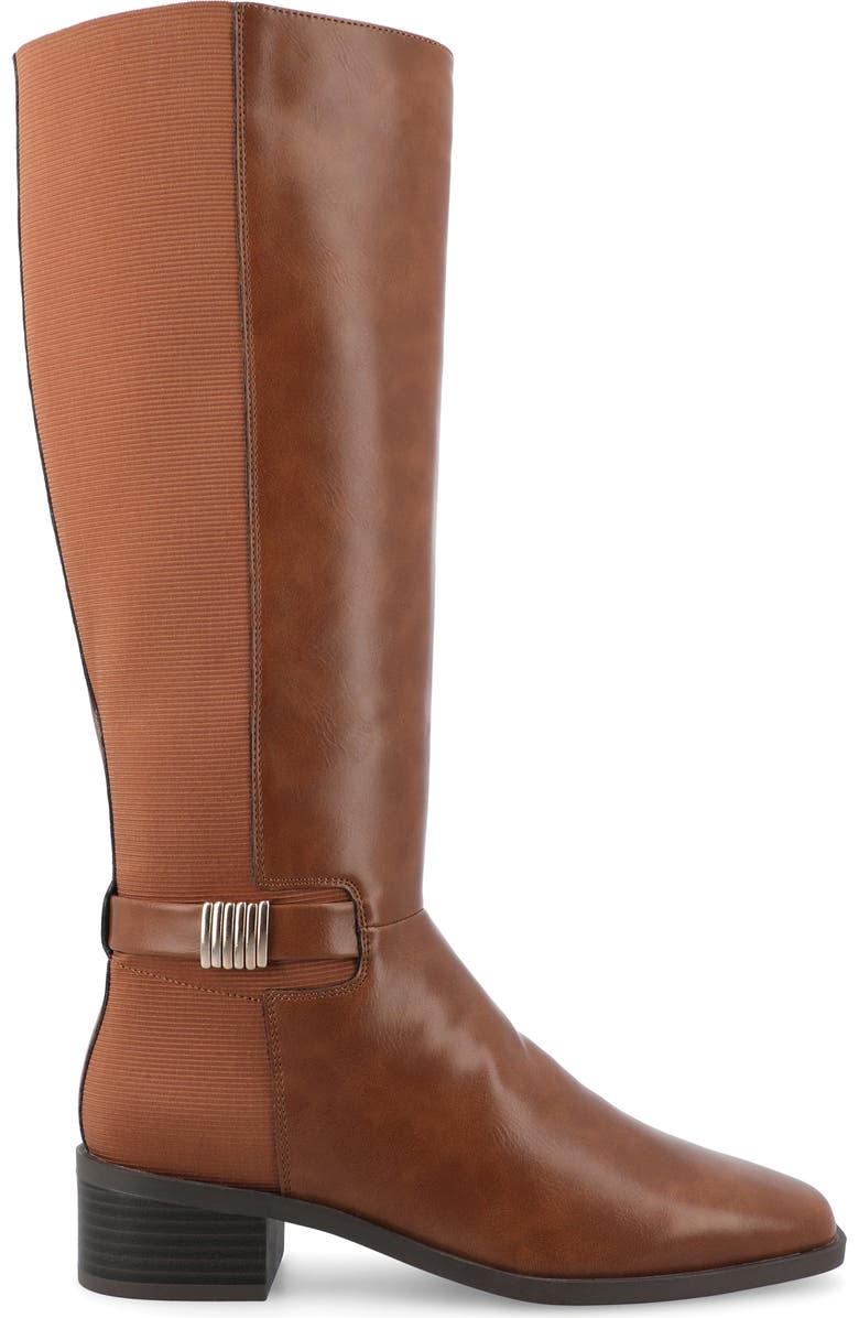 Journee Collection Londyn Boot, Alternate, color, Cognac
