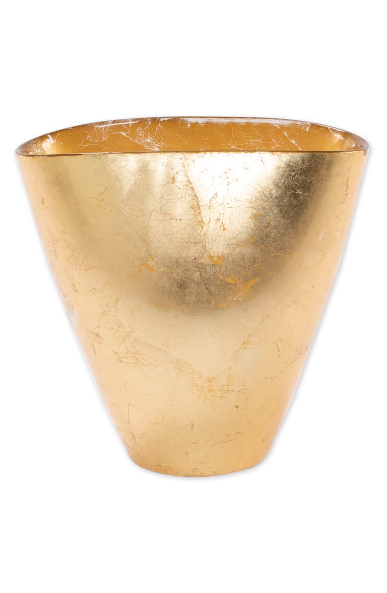 VIETRI Moon Glass Vase, Main, color, Gold