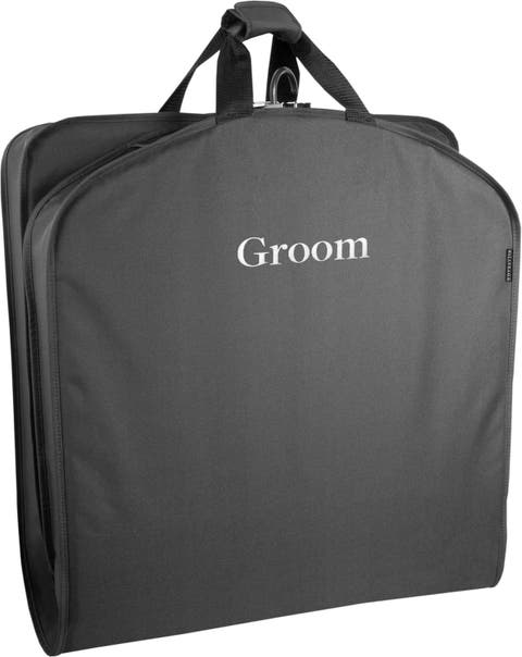40" Deluxe Travel Garment Bag, Black