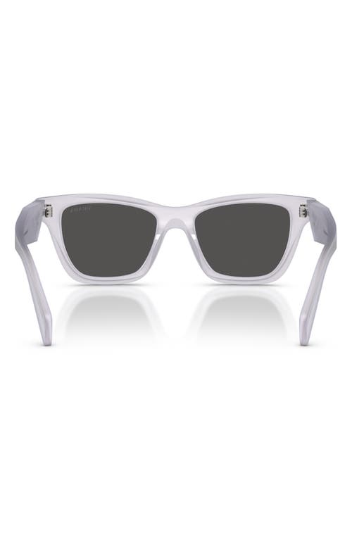 Prada 52mm Butterfly Sunglasses In Gray