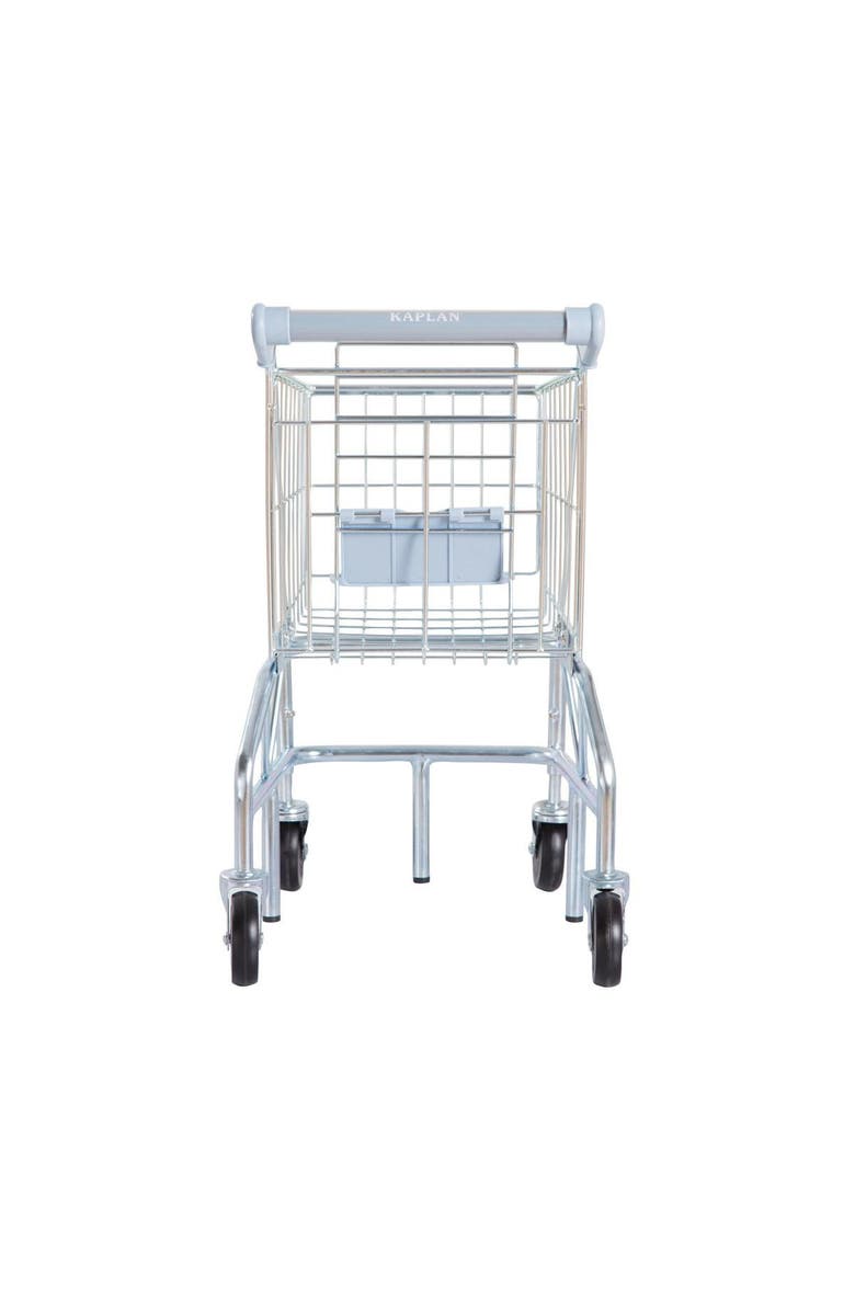 Kaplan Early Learning Company Shop with Me Grocery Cart, Alternate, color, Silver