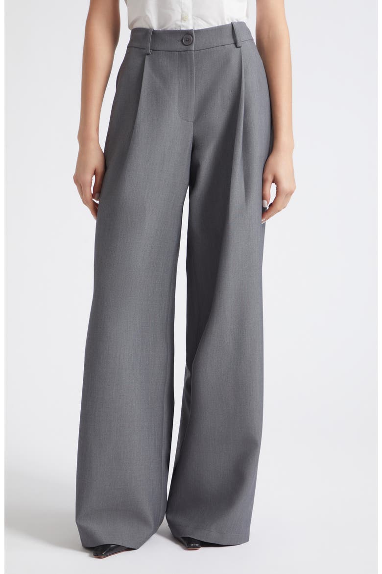 Gaia High Waist Flared Pants, Main, color, SHADOW