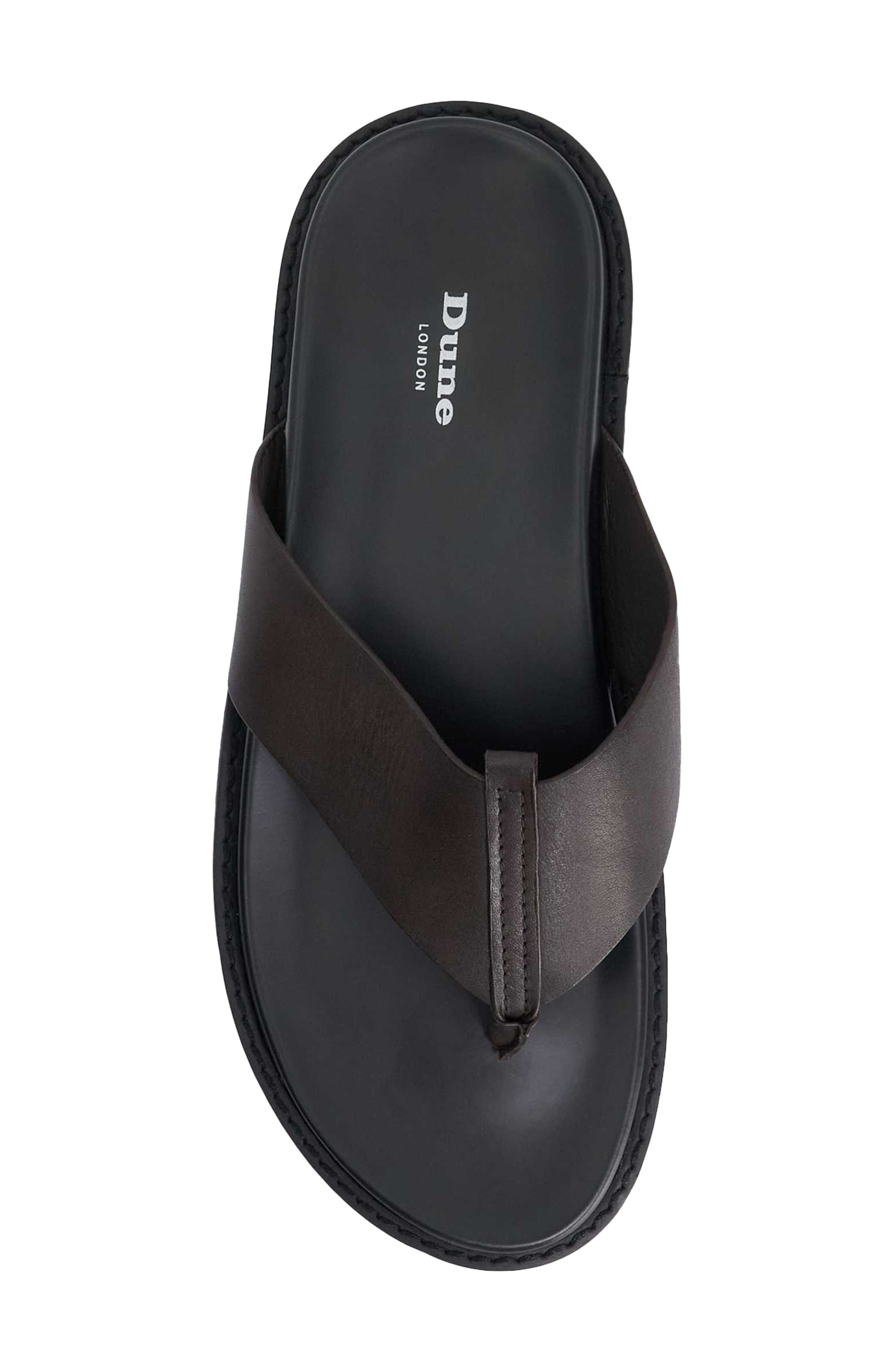 Dune London Irvin Flip Flop, Alternate, color, Brown