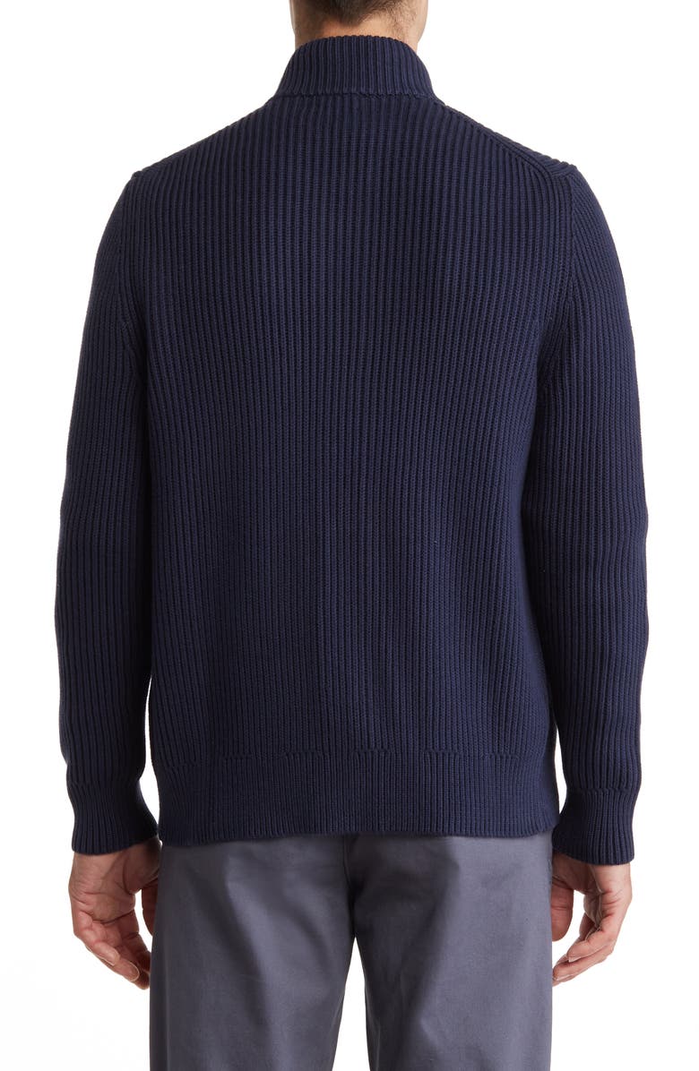 Brooks Brothers Cotton Fisherman Cardigan, Alternate, color, 