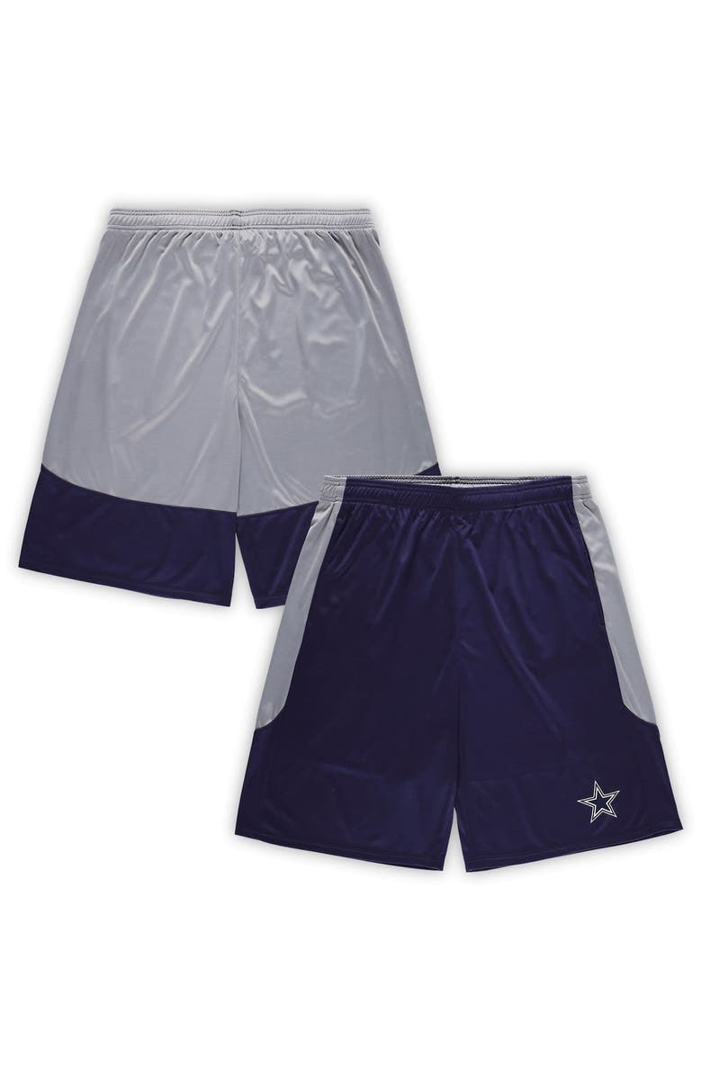 FANATICS Men's Fanatics Navy Dallas Cowboys Big & Tall Team Logo Shorts, Alternate, color, Navy