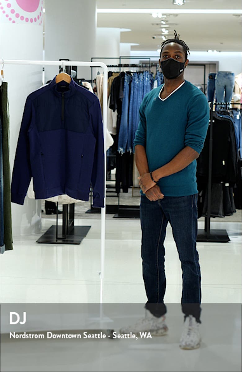 Cotton Blend Quarter Zip Top, sales video thumbnail