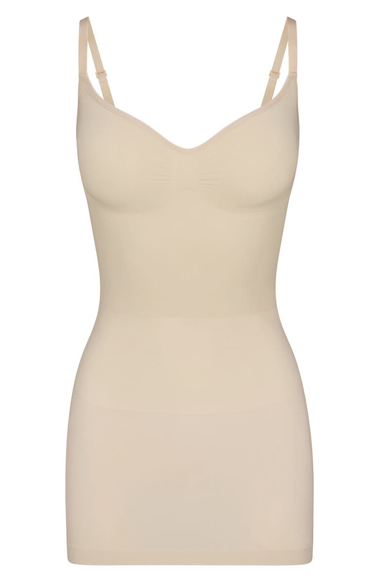 SKIMS Seamless Sculpt Slipdress, Alternate, color, Sand