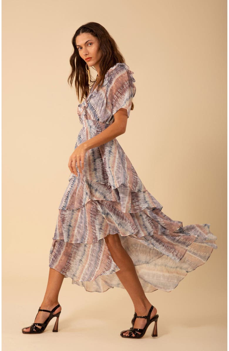Hale Bob Caroline Chiffon Dress, Main, color,