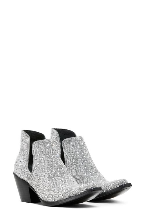Ariat Dixon Glitz Western Boot In Silver