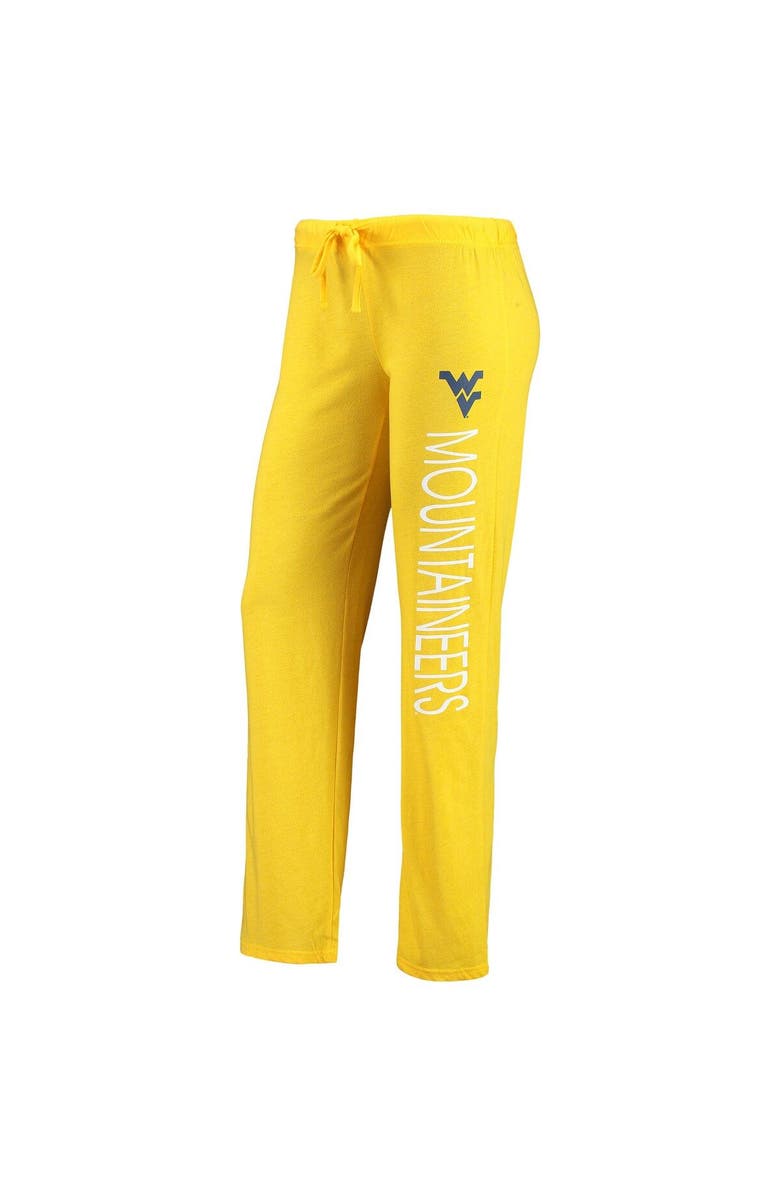 CONCEPTS SPORT Women's Concepts Sport Gold/Navy West Virginia Mountaineers Tank Top & Pants Sleep Set, Alternate, color,