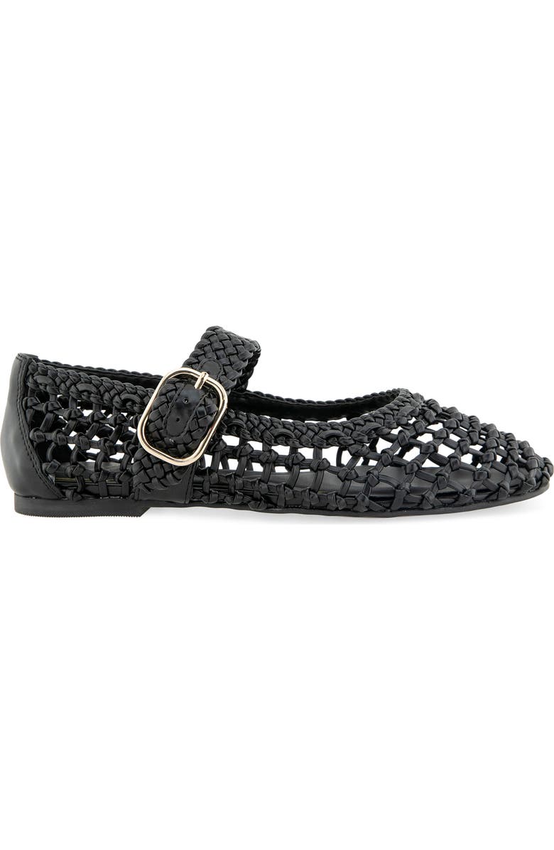 Kenneth Cole Tessa Mary Jane Flat, Alternate, color, Black Woven