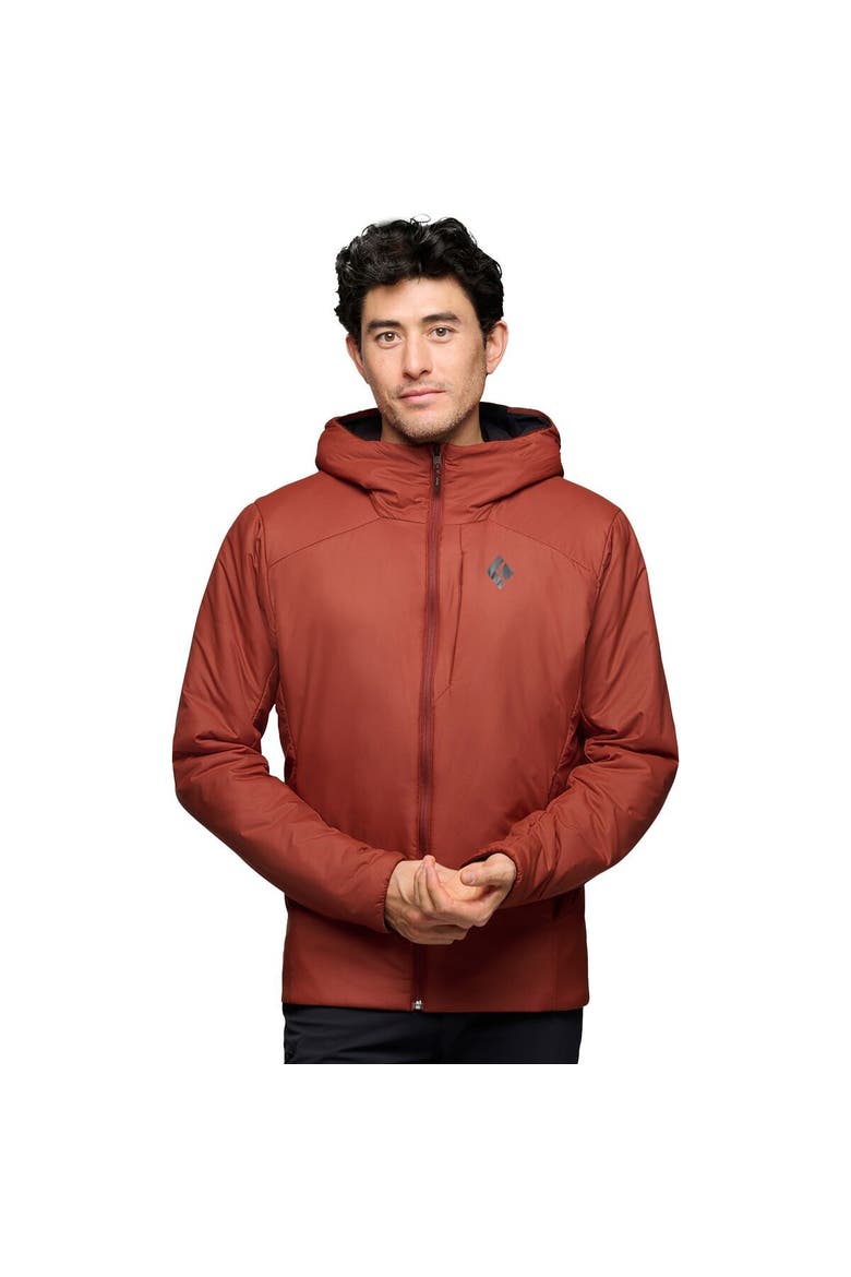 First Light Stretch Hooded Jacket - Men's, Main, color, Iron Red