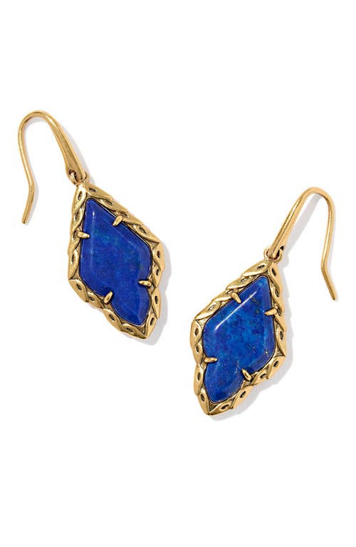 Kendra Scott Adeline Drop Earrings In Blue