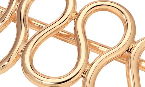Ettika Twisted Hoop & Pin Barrette In Gold