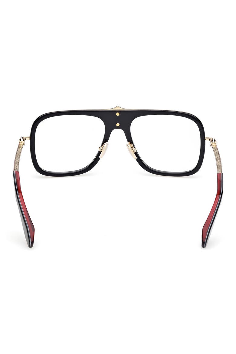 58mm Navigator Optical Glasses, Alternate, color, BLACK / GOLD