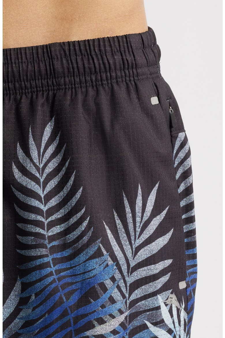 Huntington Frond Away 8 Swim Trunks, Alternate, color, NIGHT CAP