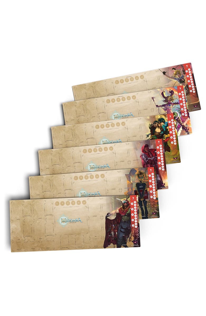 Middara Adventurer Playmats Pack 2 Set Of 6, Main, color, Multicolored