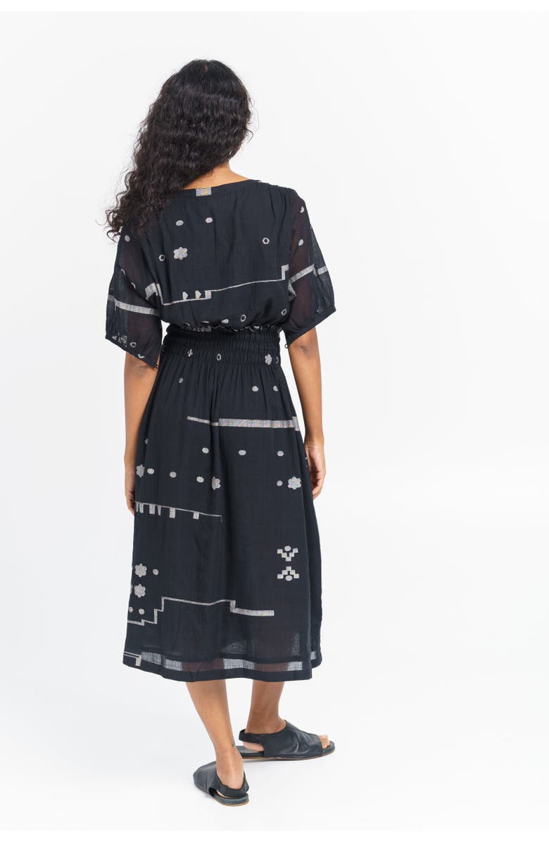 World of Crow Elasticated Waist Midi Dress, Alternate, color, 