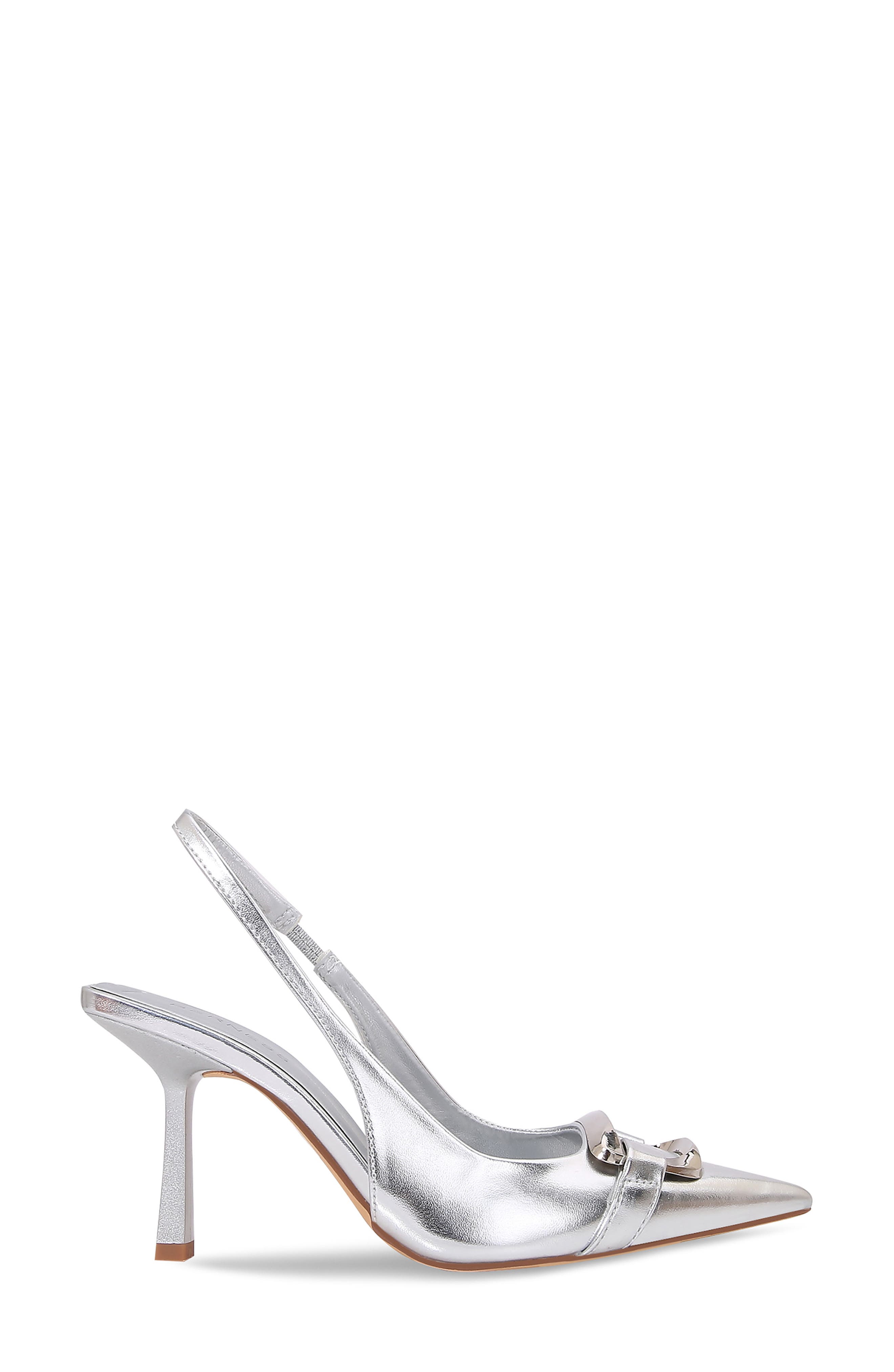 BERNESS Cindy Slingback Pump, Alternate, color, Silver