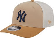 New Era Men's New Era  Stone New York Yankees 9SEVENTY Trucker Adjustable Hat