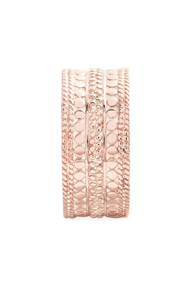 Cigar Band Ring, Alternate, color, ROSE GOLD