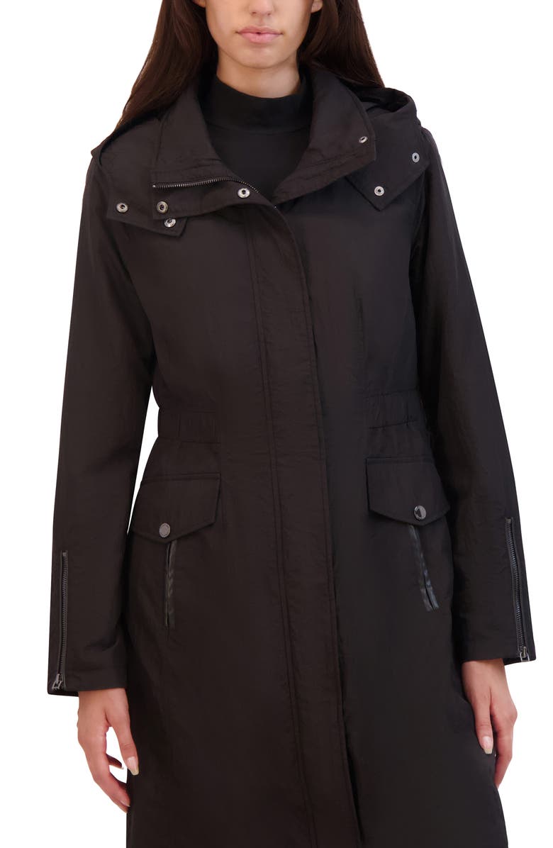 Kenneth Cole New York Water Resistant Hooded Jacket, Alternate, color, 