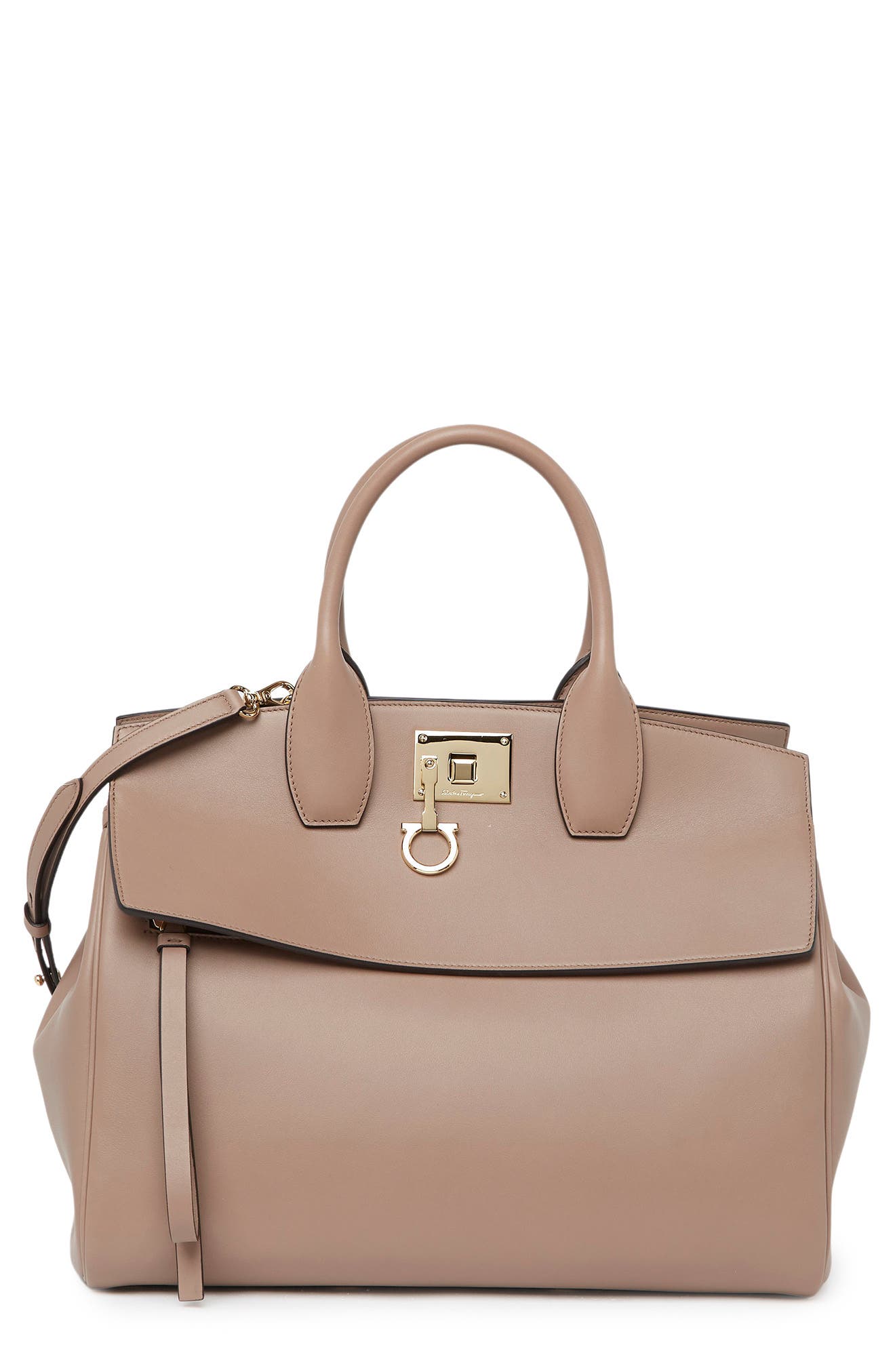 FERRAGAMO Salvatore Ferragamo Studio Medium Top Handle Bag, Main, color, 