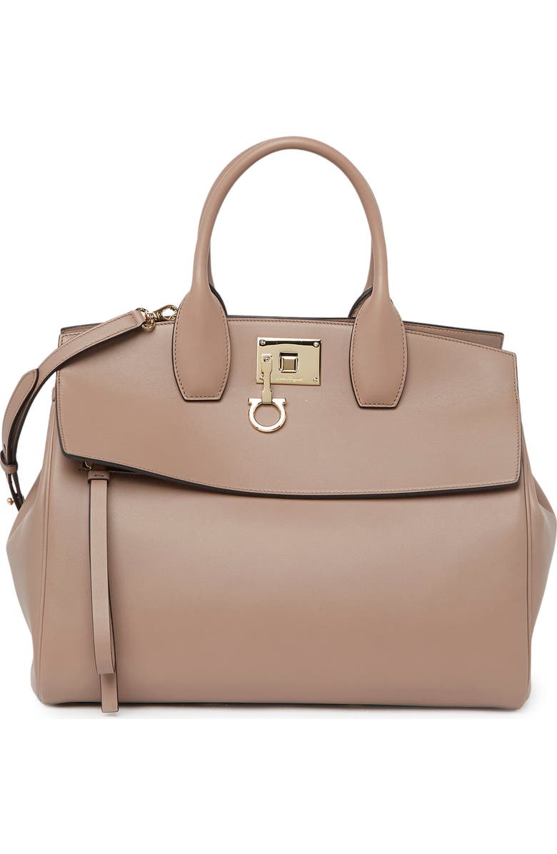 FERRAGAMO Salvatore Ferragamo Studio Medium Top Handle Bag, Main, color,