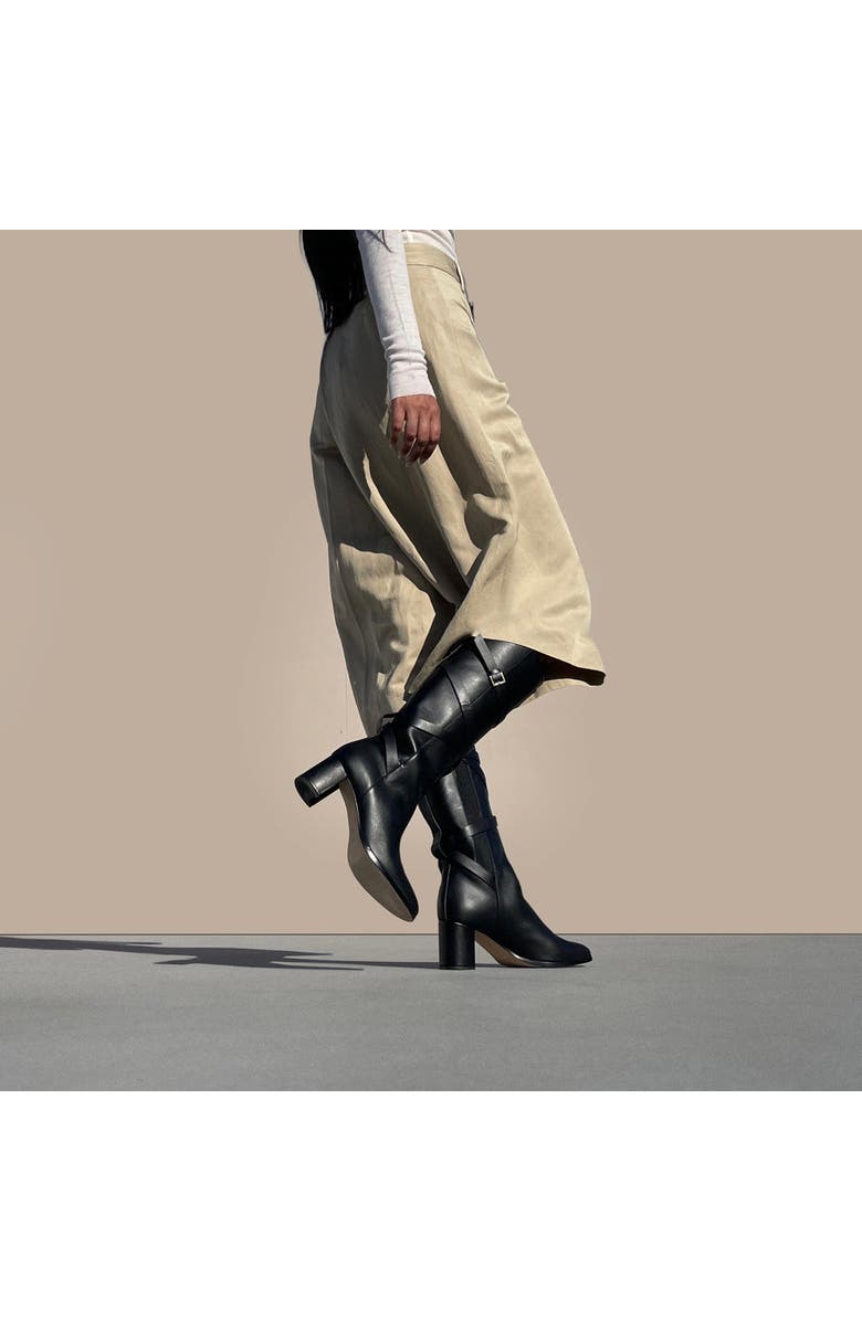 Neil J. Rodgers Linda Strappy Boot, Alternate, color, Black Nappa