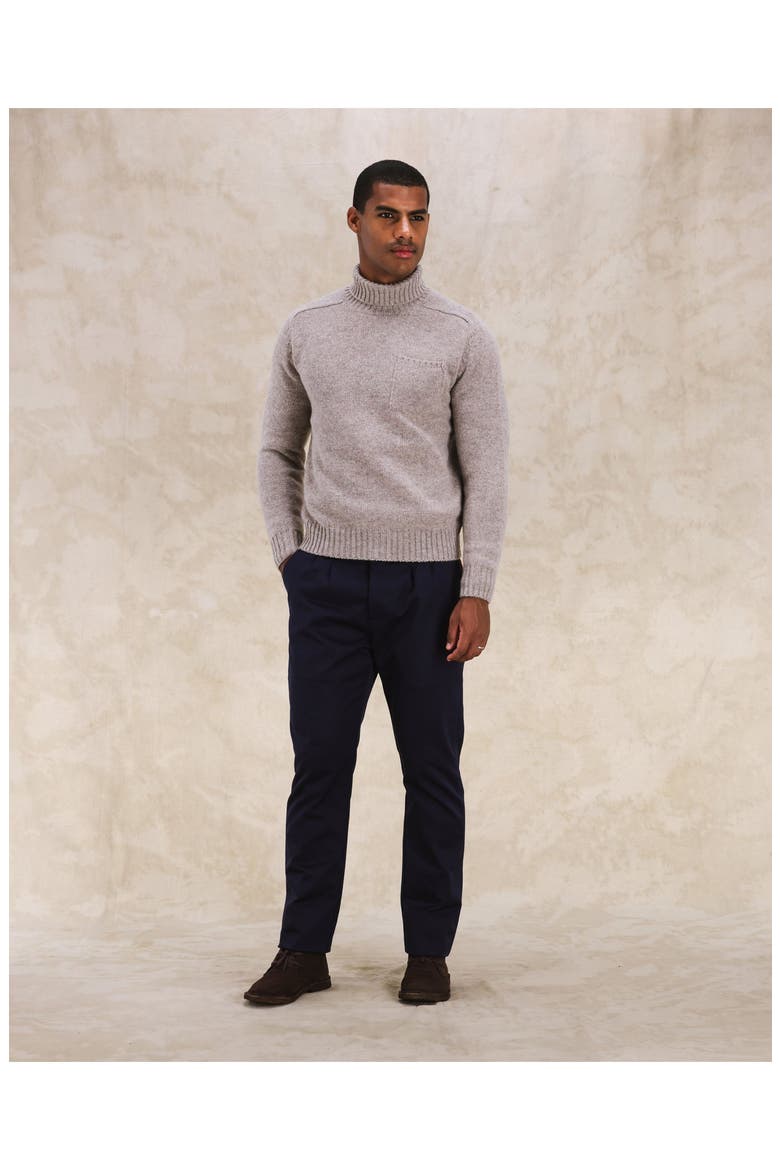 Pences Heavy Cotton Trousers, Alternate, color, NAVY BLUE