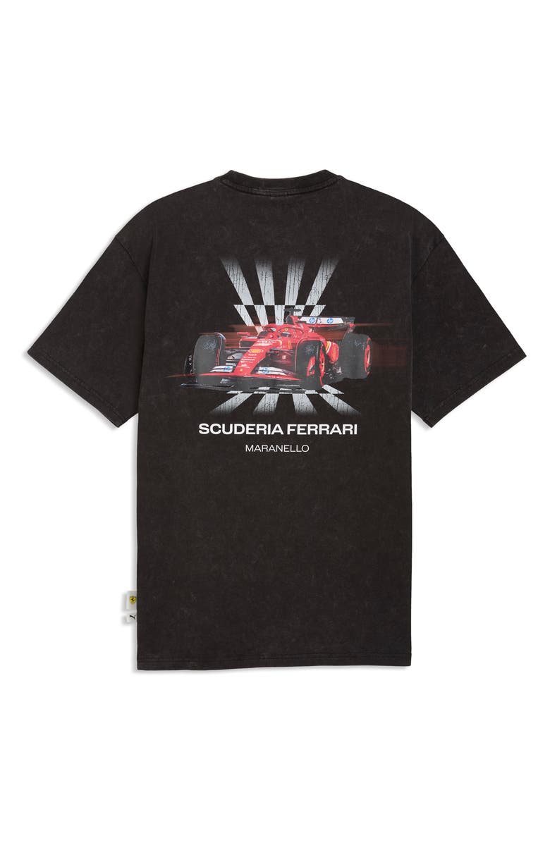 PUMA Ferrari Car Graphic T-Shirt, Alternate, color, Puma Black