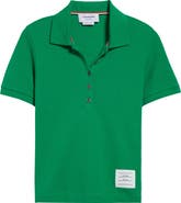 Thom Browne 4-Bar Cotton Piqué Polo