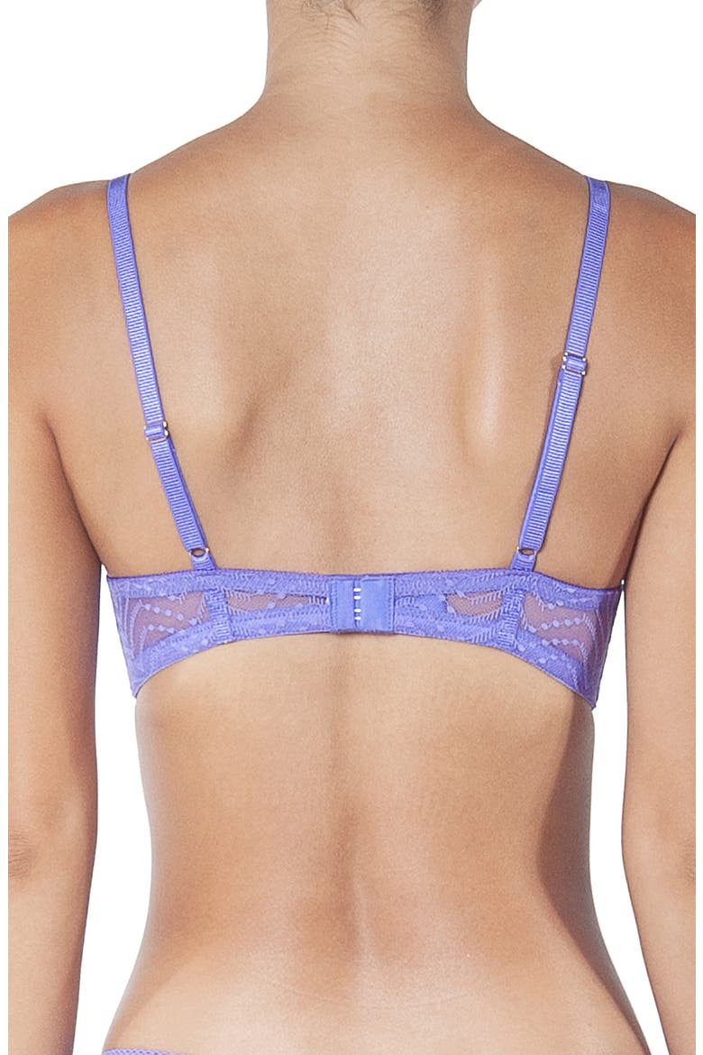 Eclantante Lace Underwire Bra, Alternate, color, PURPLE
