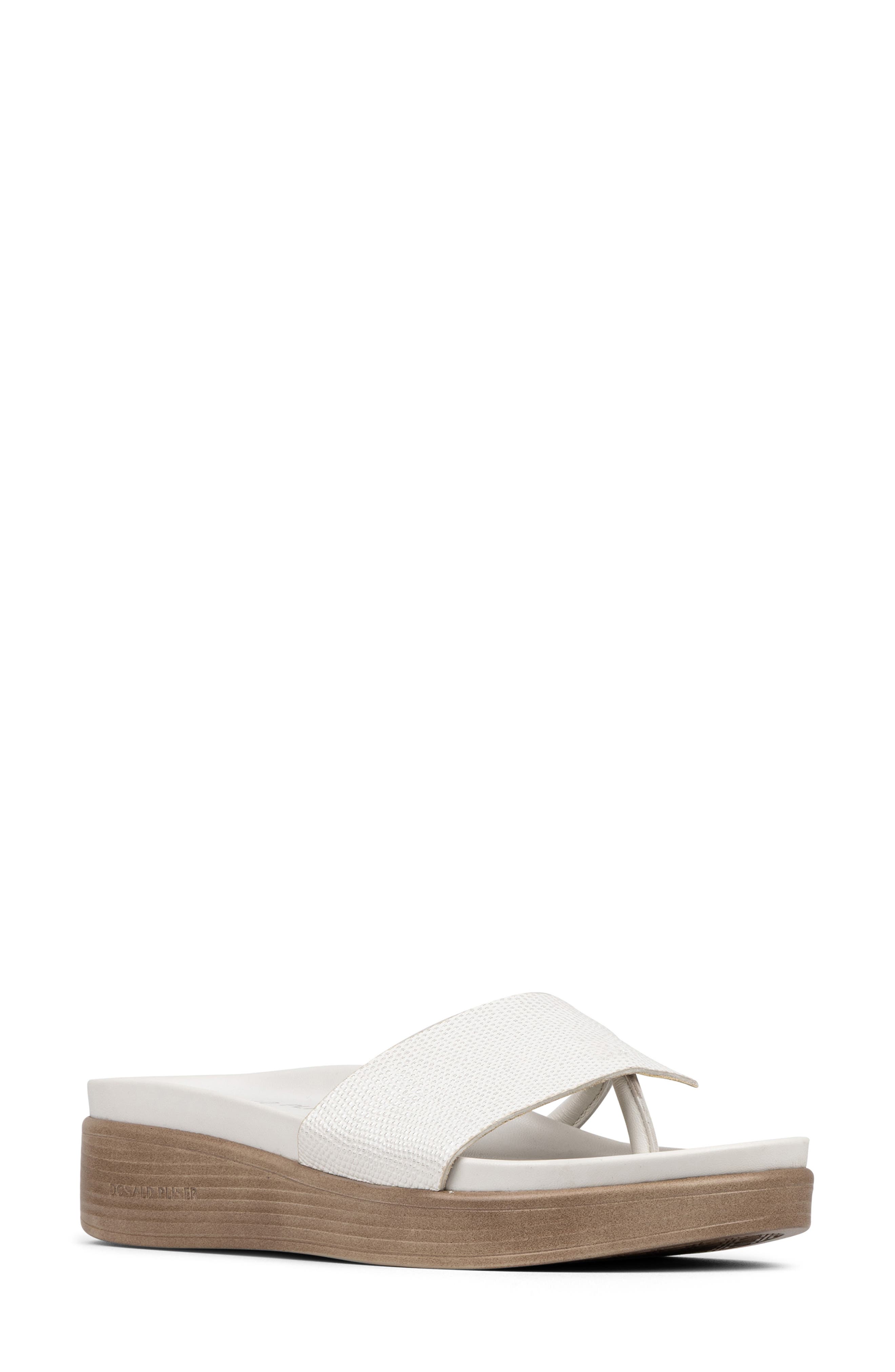 Donald Pliner Fifi Platform Slide Sandal, Main, color, Porcelain