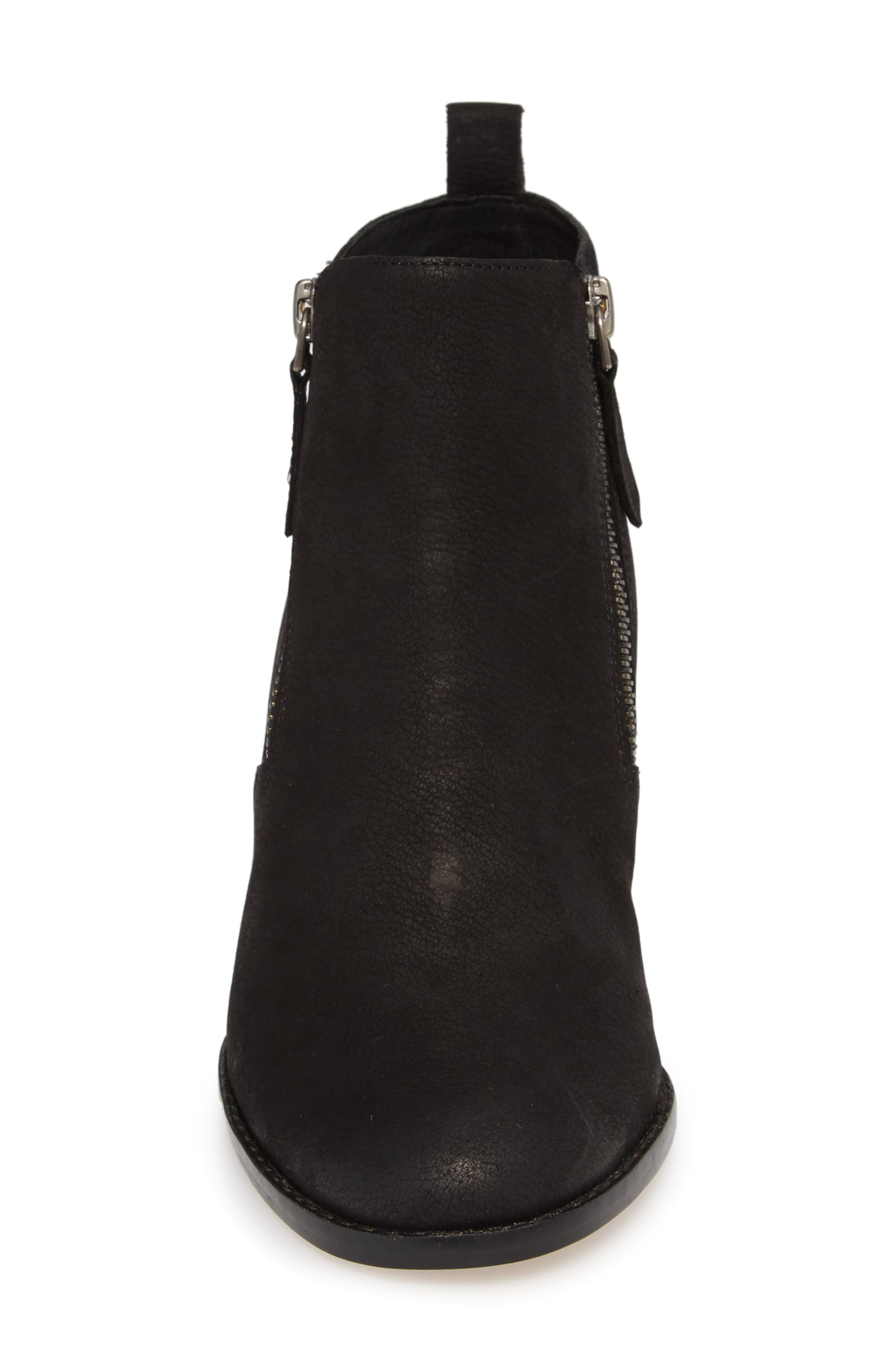 Wesley Wedge Bootie, Alternate, color, BLACK OILED NUBUCK