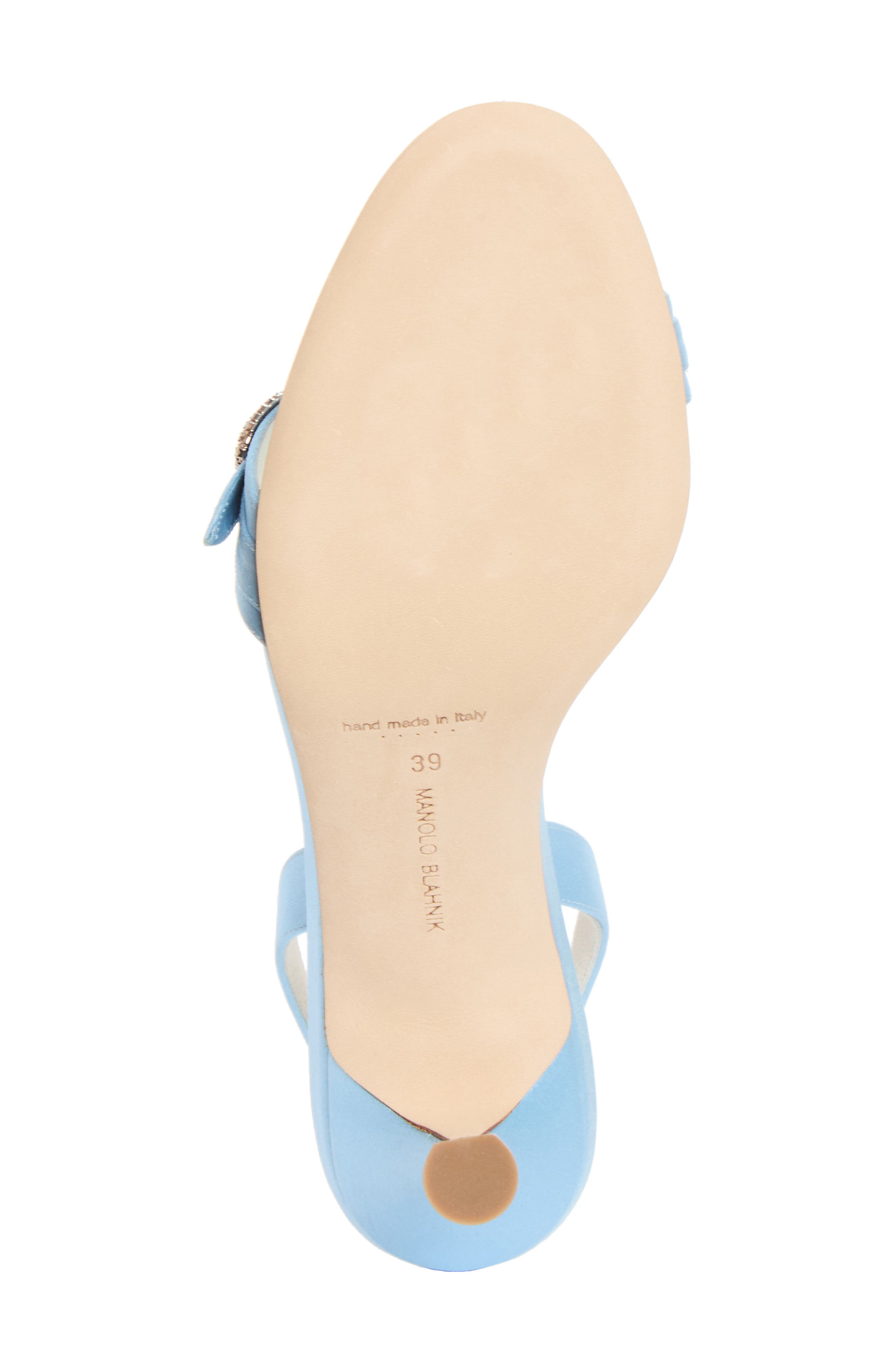 Zutosan Buckle Slingback Sandal, Alternate, color, LBLU4535/ YOTH996F