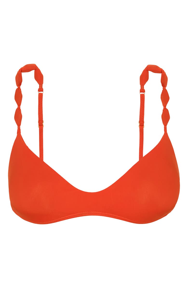 ViX Paula Hermanny Alexa Vivian Bikini Top, Alternate, color, Orange