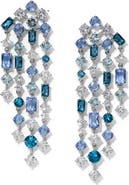 Nadri Sunshower Crystal Cascade Drop Earrings