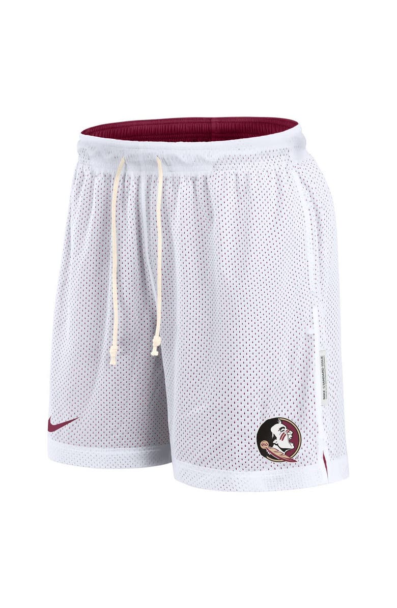 Nike Men's Nike White/Garnet Florida State Seminoles Primetime Reversible Performance Shorts, Alternate, color, 