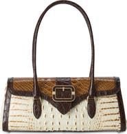 Brahmin Dayan Embossed Leather Shoulder Bag