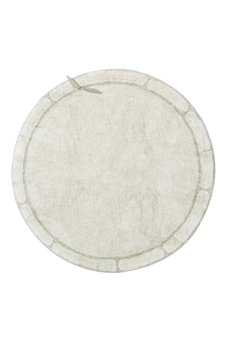 Washable Round Rug, Main, color, NATURAL