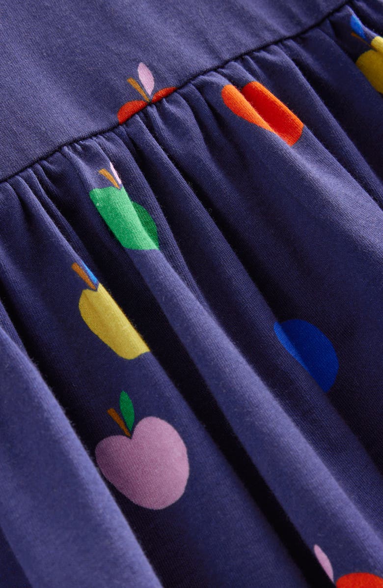 Mini Boden Kids' Fun Print Long Sleeve Cotton Jersey Dress, Alternate, color, 