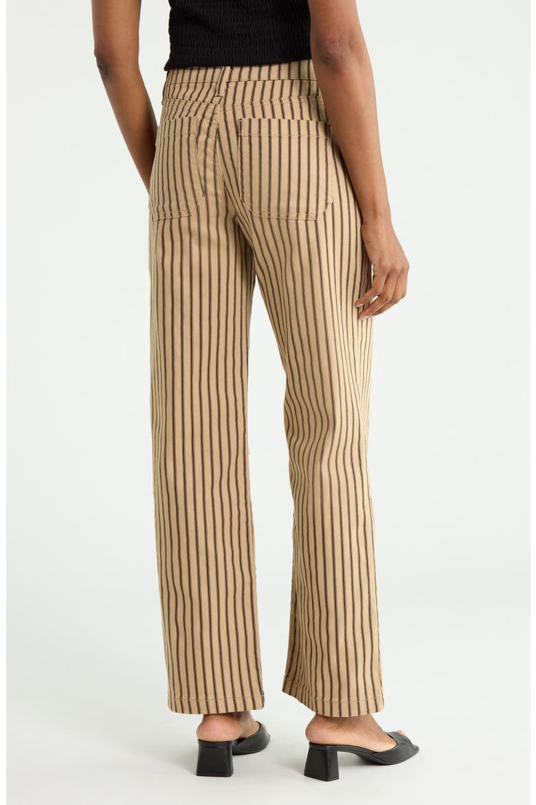 Straight Leg Jeans, Alternate, color, NATURAL STRIPE