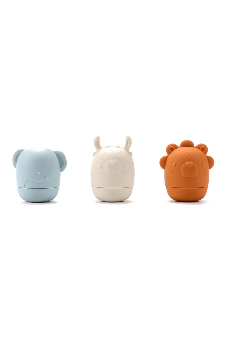 Squirt Bath Toy Set, Main, color, MULTI - BLUE CREAM BROWN