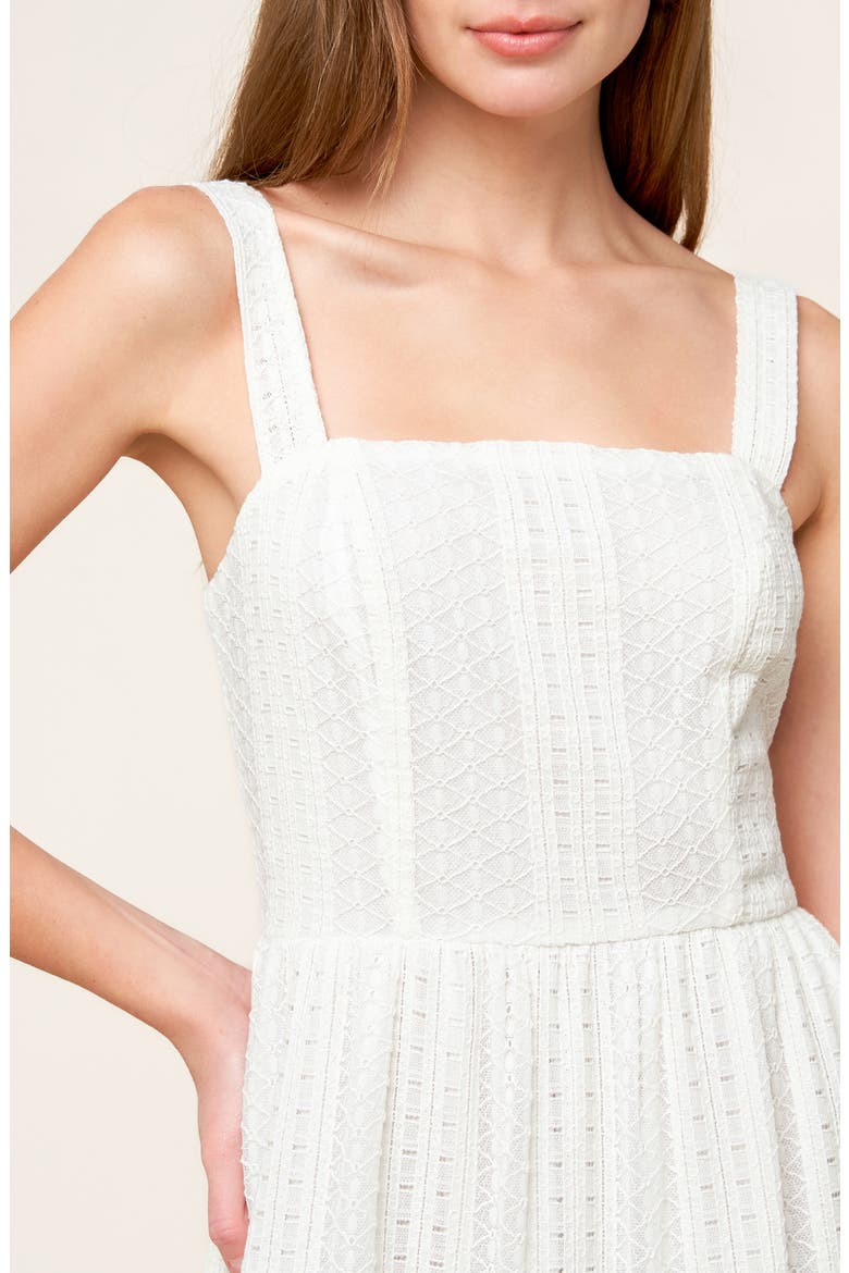 Lace Maxi Dress, Alternate, color, OFF WHITE
